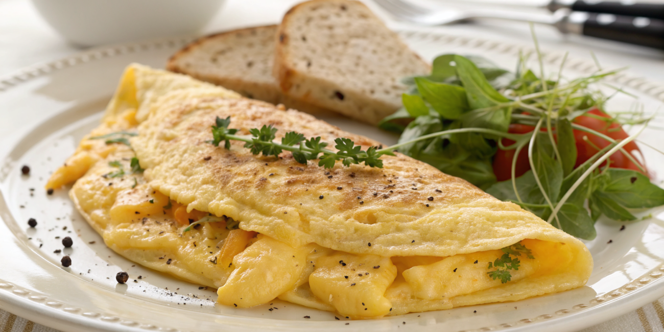 How to Make Fluffy Cheese Omelette for Breakfast.webp