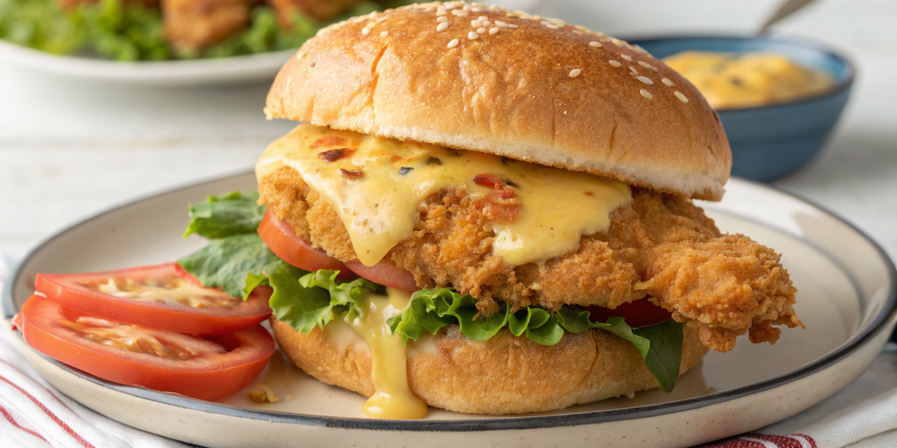 How to Make a Crispy Chicken and Cheese Sandwich.webp