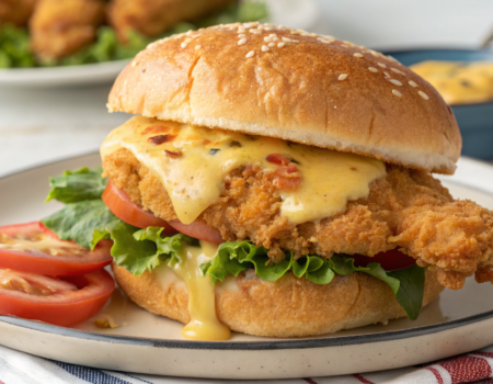 How to Make a Crispy Chicken and Cheese Sandwich.webp