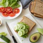 How to Make a Simple Veggie Sandwich for LunchIngredients