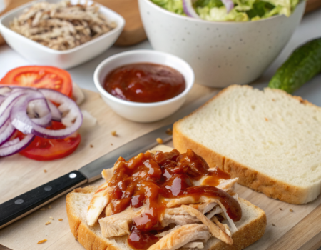 How to Prepare a BBQ Chicken Sandwich QuicklyIngredients