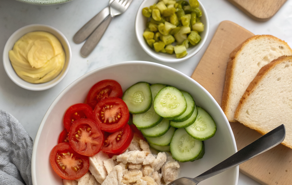 How to Prepare Chicken Salad Sandwich at HomeIngredients