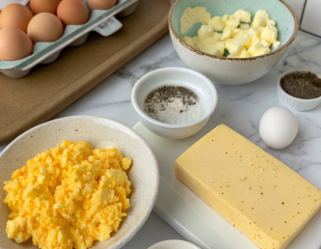 How to Cook Scrambled Eggs with CheeseIngredients