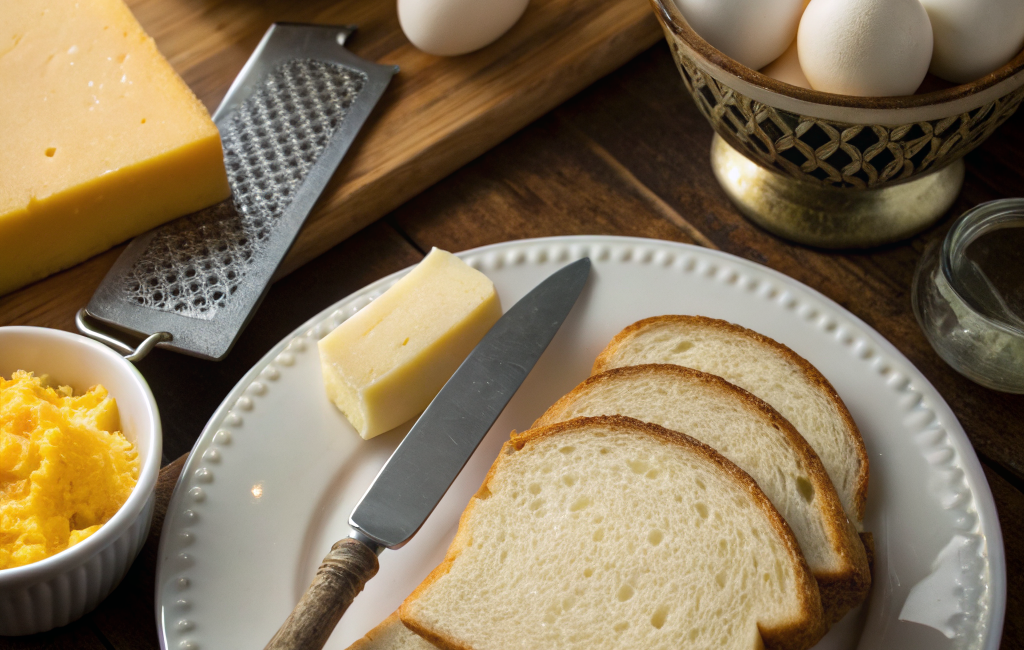 How to Make a Simple Egg and Cheese ToastIngredients