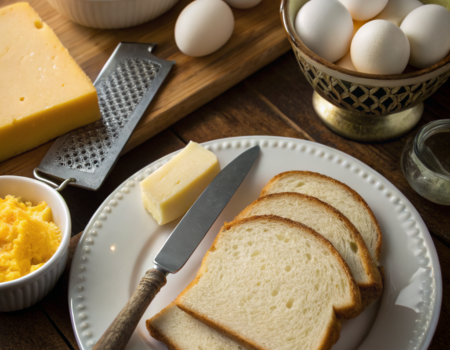 How to Make a Simple Egg and Cheese ToastIngredients