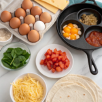 How to Make Egg Breakfast Wraps QuicklyIngredients