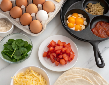 How to Make Egg Breakfast Wraps QuicklyIngredients