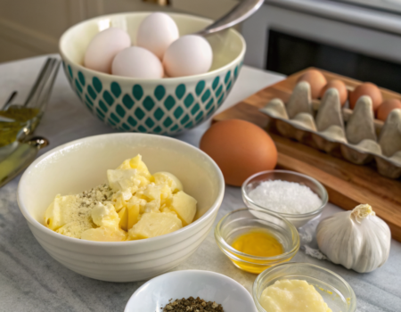 How to Cook Garlic Butter Eggs for BreakfastIngredients