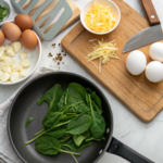 How to Prepare Egg and Spinach SkilletIngredients