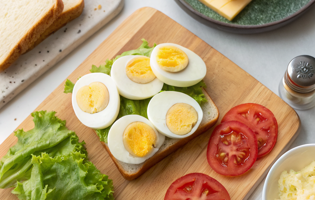 How to Make a Classic Egg SandwichIngredients