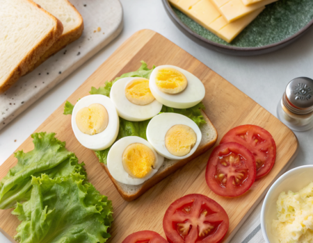 How to Make a Classic Egg SandwichIngredients