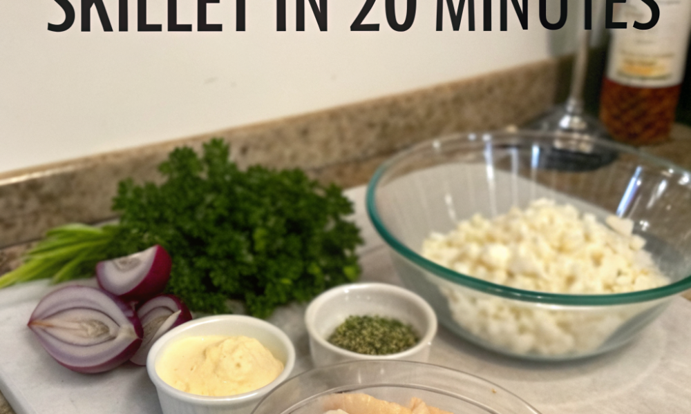 How to Make Creamy Chicken Skillet in 20 MinutesIngredients