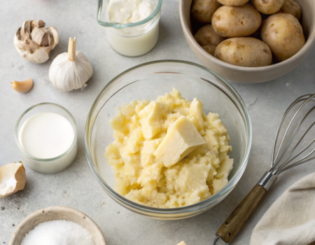 How to Prepare Garlic Butter Mashed PotatoesIngredients