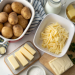 How to Cook Cheesy Potato Bake EasilyIngredients