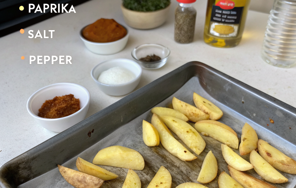 How to Make Spicy Potato Wedges in the OvenIngredients