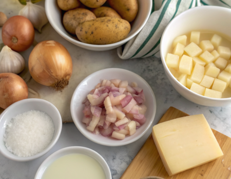 How to Prepare Creamy Potato Soup for DinnerIngredients