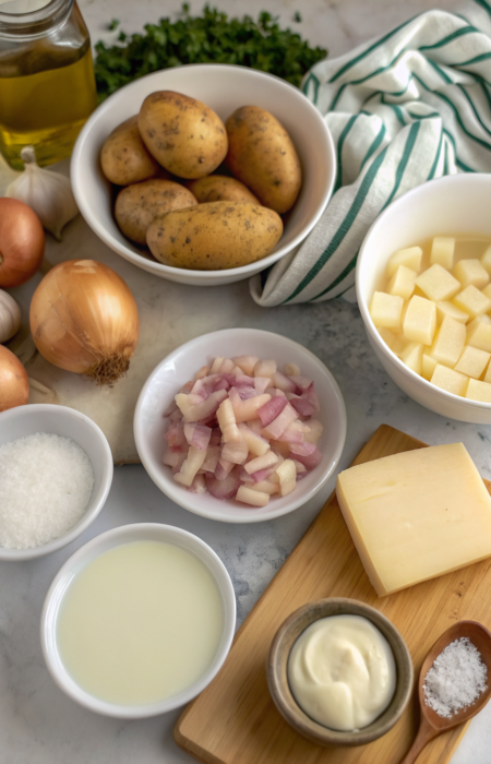 How to Prepare Creamy Potato Soup for DinnerIngredients