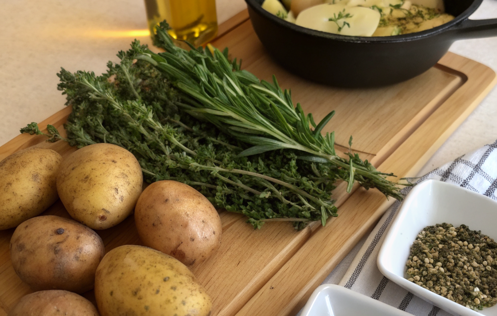 How to Cook Skillet Potatoes with HerbsIngredients
