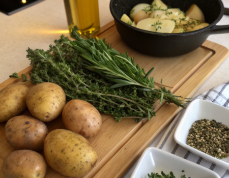 How to Cook Skillet Potatoes with HerbsIngredients