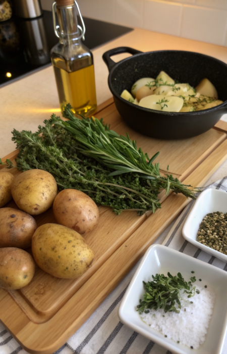 How to Cook Skillet Potatoes with HerbsIngredients