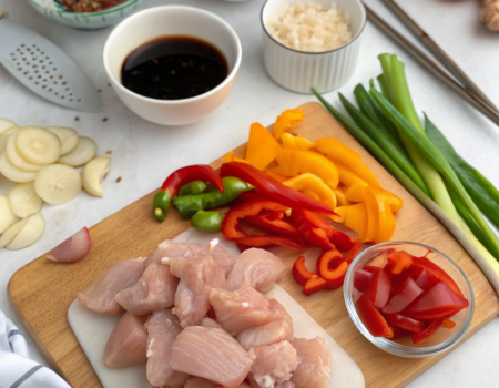 How to Cook Spicy Chicken Stir Fry EasilyIngredients