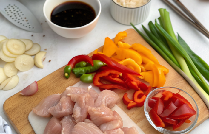 How to Cook Spicy Chicken Stir Fry EasilyIngredients