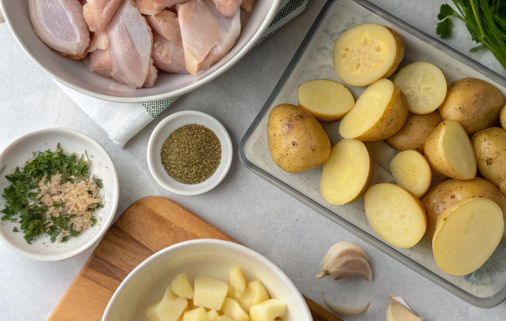 How to Prepare Chicken and Potato BakeIngredients