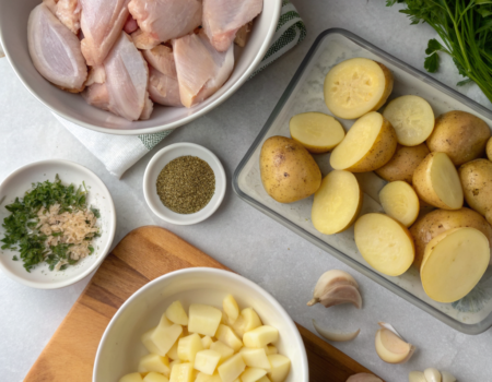 How to Prepare Chicken and Potato BakeIngredients