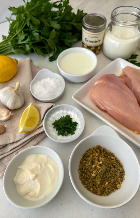 How to Make Grilled Chicken with Yogurt SauceIngredients
