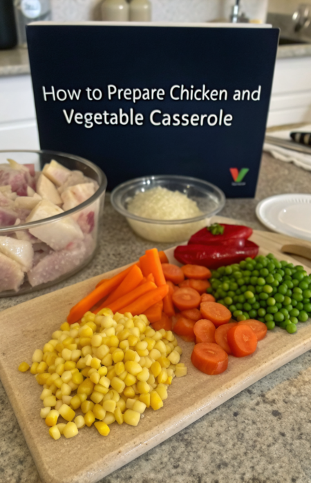 How to Prepare Chicken and Vegetable CasseroleIngredients