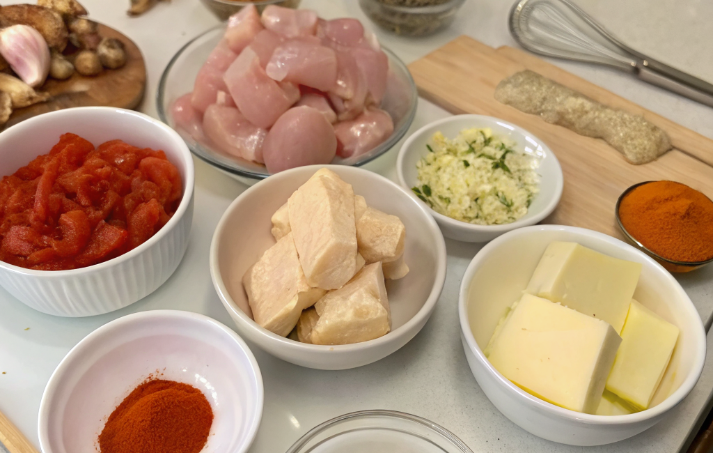 How to Make Simple Butter Chicken at HomeIngredients