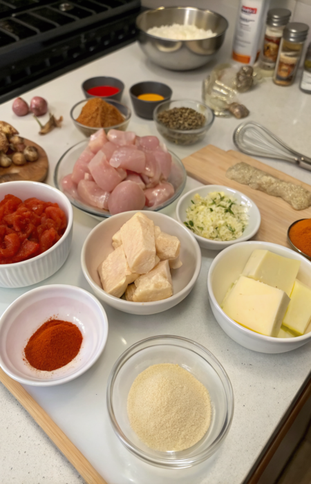 How to Make Simple Butter Chicken at HomeIngredients